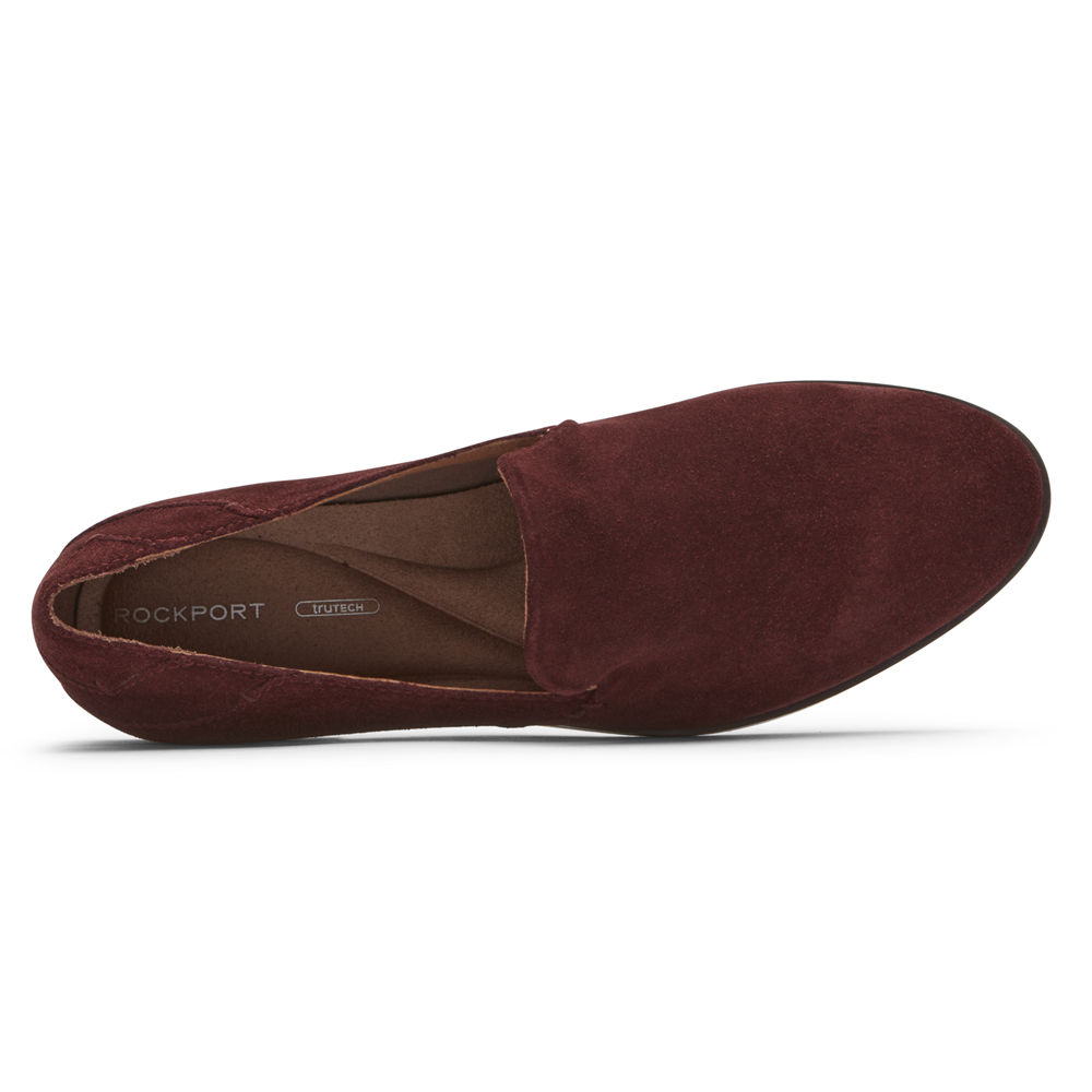 Rockport Singapore Womens Loafers - Perpetua Burgundy - VF8326471